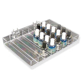 Eight Compartment Nail Polish Tray - 2ct