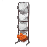 Large Black Wire Mesh Baskets Display