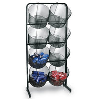 Large Double Black Wire Mesh Baskets Display