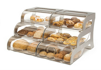 Large Tiered Bakery Display With Metal Frame