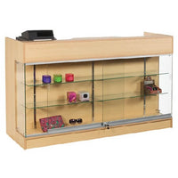 Maple Ledgetop Showcase Counter