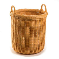 Medium Round Wicker Storage Basket