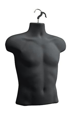 Mens Upper Torso Form - Black