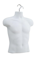 Mens Upper Torso Form - White