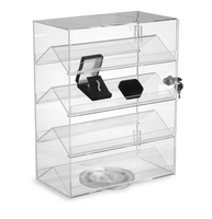 Rotating Acrylic Showcase With Lock