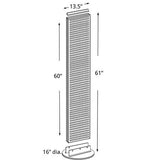 Rotating Pegboard Floor Stand - 13.5"w x 60"