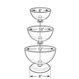 Small Three-Tier Bowl Counter Display