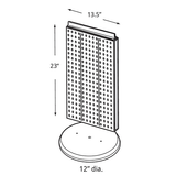 Spinning Counter Pegboard 13.5 x 22 - Color Choice