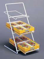 Tiered Slant Counter Rack