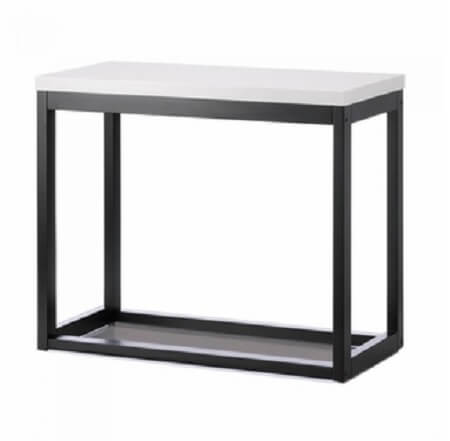 Wood Black and White Table Display