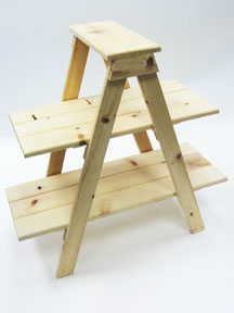 Wooden Ladder Display