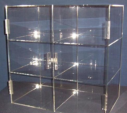 Acrylic Bakery Cabinet - 6 Compartment