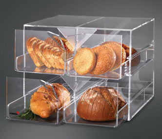 Acrylic Bakery Display - 4 Compartments