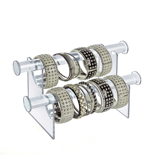 Acrylic Bracelet Counter Display - 2 Tiers