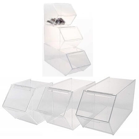 Stackable Bulk Bins - 3ct