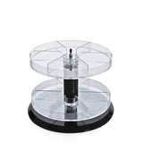 Divided Tiered Rotating Counter Display