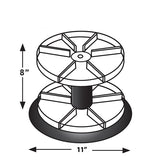 Divided Tiered Rotating Counter Display