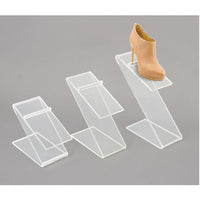 Acrylic Z Bend Shoe Rise - Set of 3