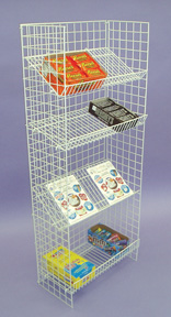 All Purpose 4 Level Wire Shelf Unit