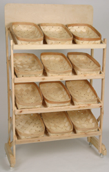 Bakers Baskets Display Rack - Color Choice