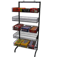 Black 5 Basket Impulse Merchandiser