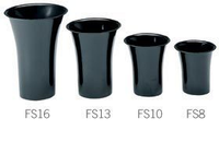 Black Designer Vases - 6ct