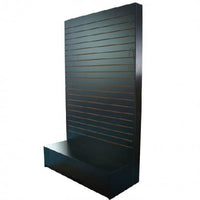 Black L Shape Slatwall Merchandiser