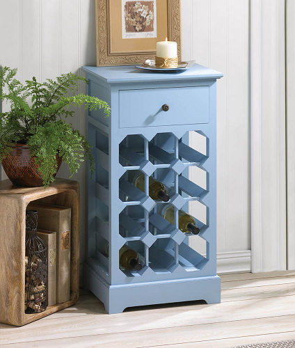 Blue Wine Cabinet