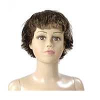 Brown Straight Wig For Boy Mannequin