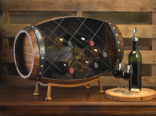 Barrel Wine Bottle Holder