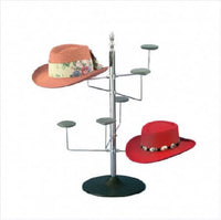 Chrome Countertop Millinery Display