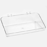 Acrylic Slatwall Bin - 12in x 6 1/2in