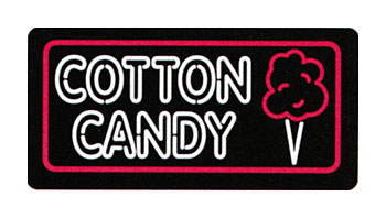 Cotton Candy Lighted Sign