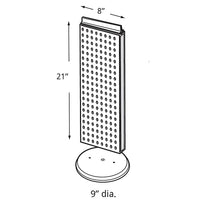 Counter Pegboard Display 8x20 - Color Choice