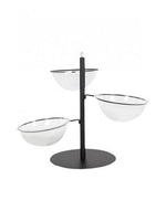 Countertop Acrylic 3 Bowl Fixture