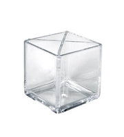 Divided Cube Pencil Holder 5"- 2ct