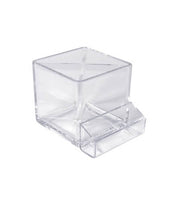 Divided Cube Pencil Holder w/Card Holder - 2ct