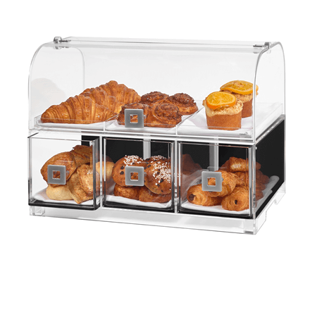 Dome 3 Drawer Bakery Case w/Tray