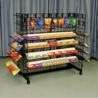 Double Wide Double Sided Candy Rack