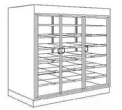 Doughnut / Pastry Wall Case - Self Serve - 62" - 80" Wide