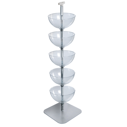 Five Tier 14" Bowl Floor Display