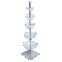 Five-Tier Cascading Bowl Floor Display