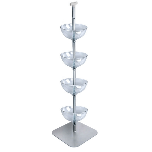 Five-Tiered 12in  Bowl Floor Display