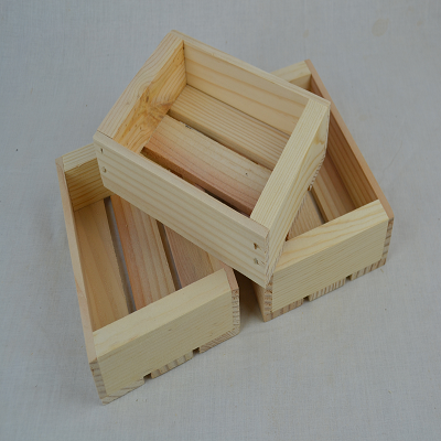 50 Flat Pine Crates - Natural / Unfinished