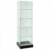 Frameless Glass Tower Display