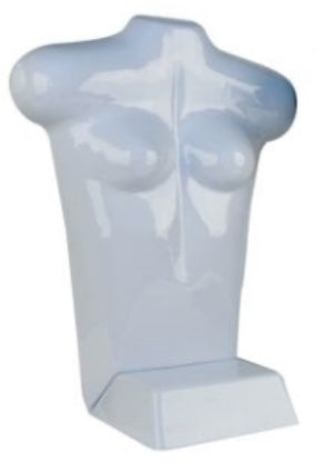 Clear Freestanding Female Half Form