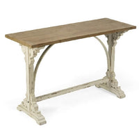 French Country Wood Display Table