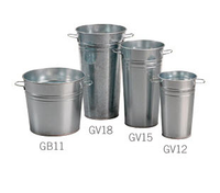 Galvanized Buckets - 11.5” Tall - 6ct