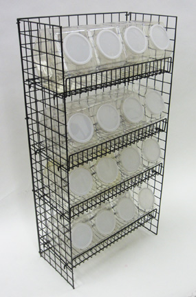 Hex Short Stack Rack And Containers