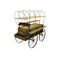 Covered Wagon Kiosk - Toasted Finish